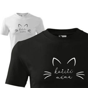 Kočičí máma - tričko Unisex