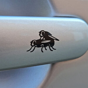 Mouchy - pár (8ks) - samolepka z fólie