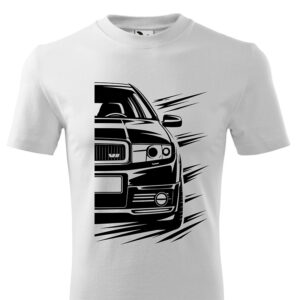 Škoda Fabia 1 RS - Auto v pohybu tričko Unisex